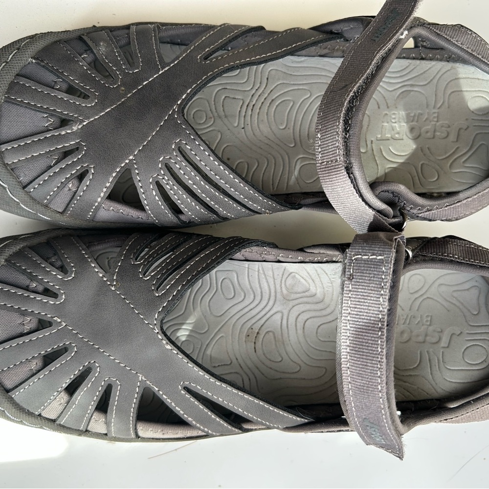 JSport by Jambu Gray Women's Sandals